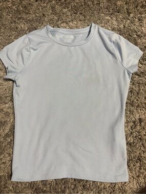 Hollister Pale Blue Short Sleeve Crewneck Tee
